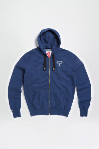 Blue logo hoodie