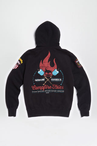 Black Fire tales hoodie back 
