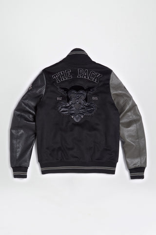 Varsity jacket black back