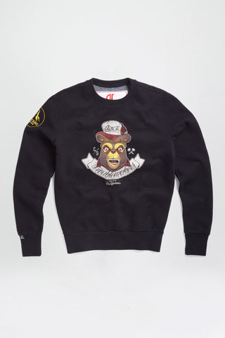 Teddy Sweater front black