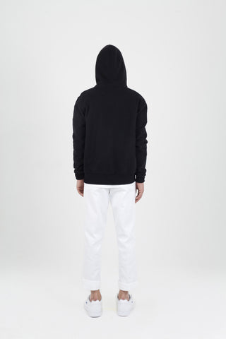 plain black hoodie men