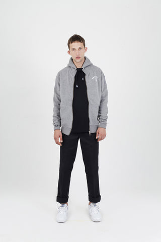 plain grey hoodie men